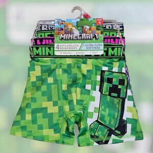 Minecraft Little & Big Kid Boys 4 Pack Boxer Briefs (Size 4)